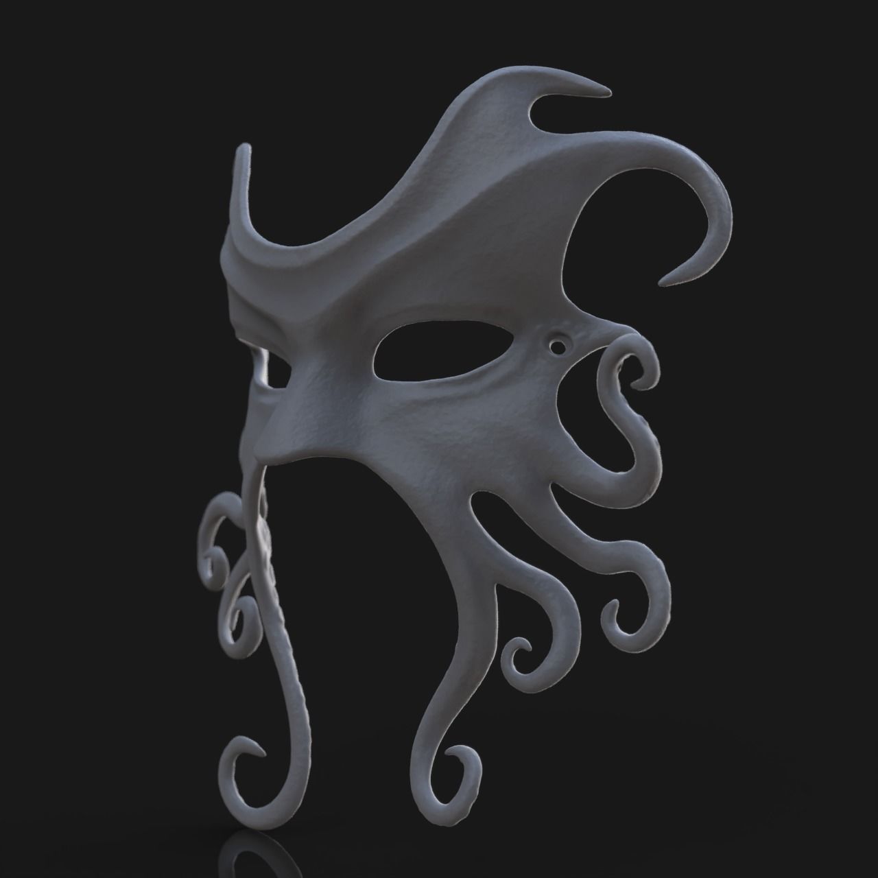 Cthulhu mask 3D print model_3