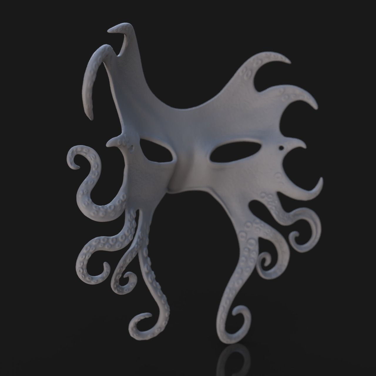 Cthulhu mask 3D print model_10