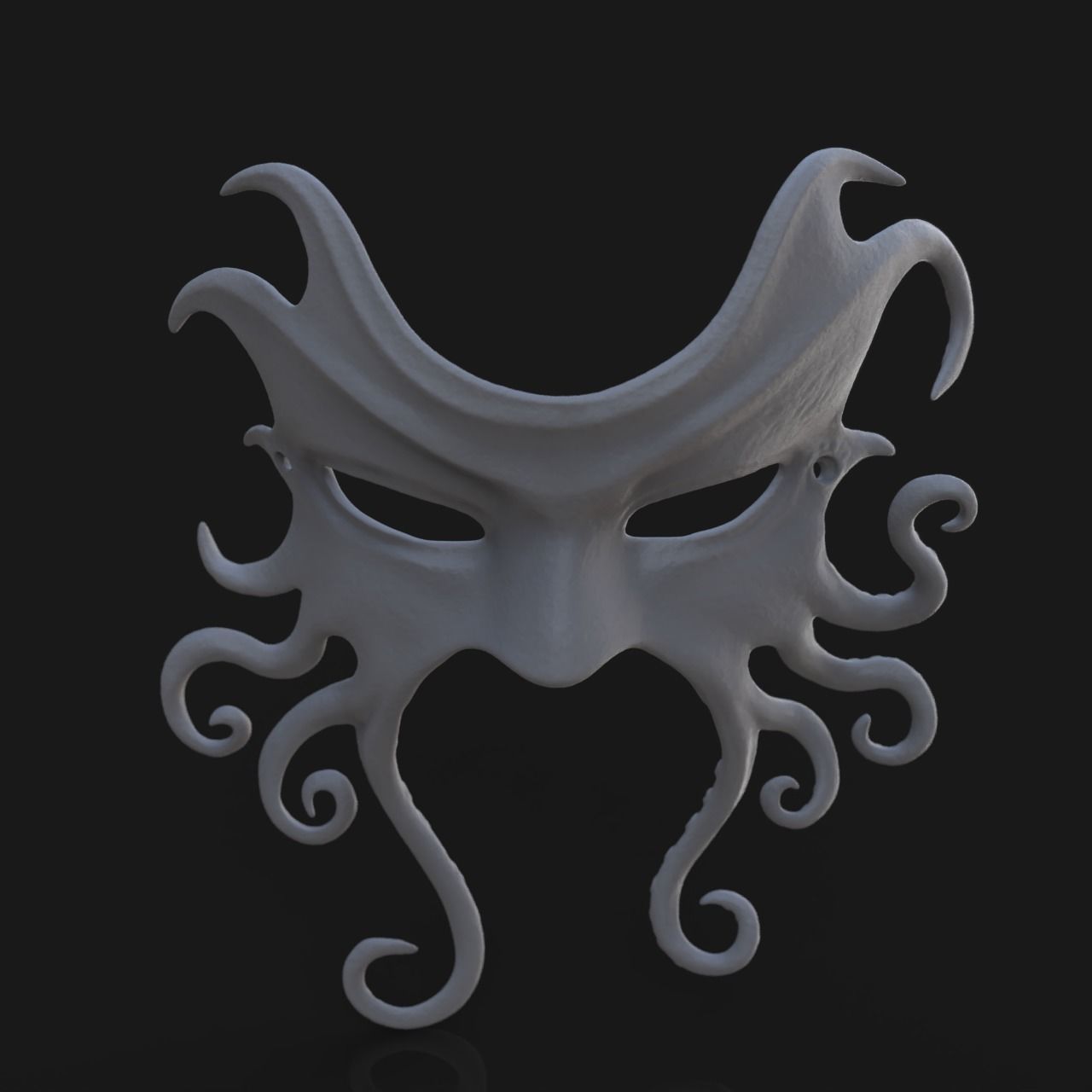 Cthulhu mask 3D print model_2