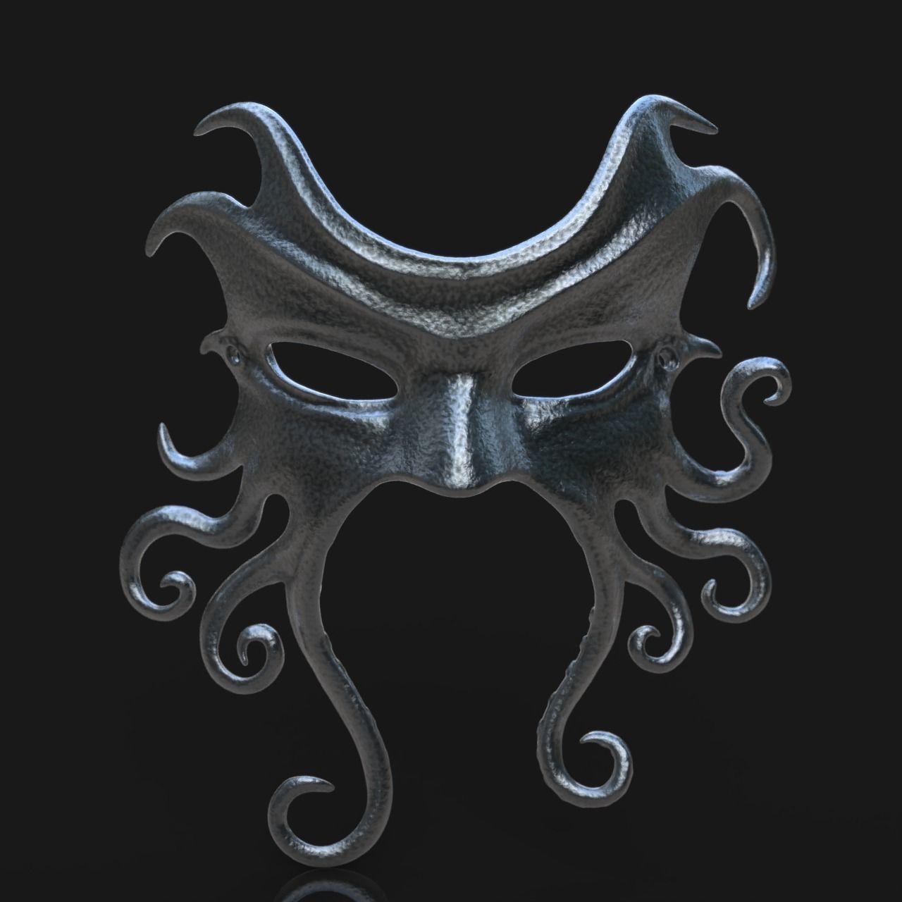 Cthulhu mask 3D print model_6