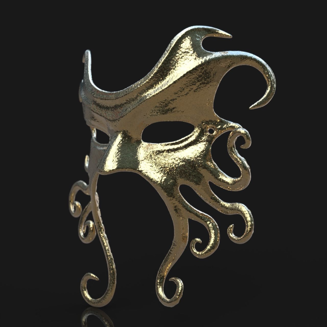 Cthulhu mask 3D print model_1