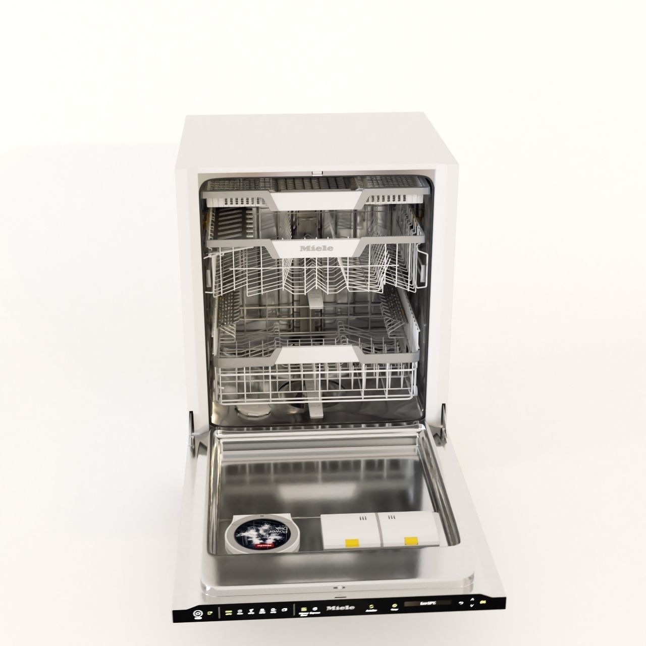 Miele AutoDos G7566 Smart Dishwasher 3D model animated CGTrader