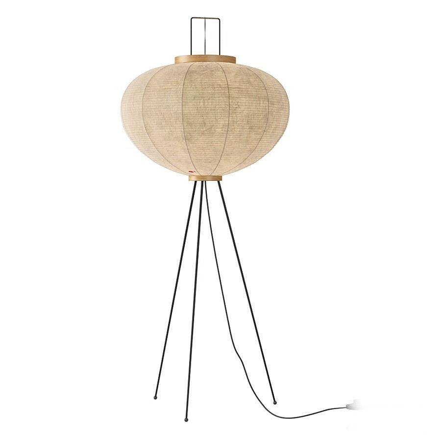 Vitra Akari 3A and 10A table and floor lamp 3D model_1