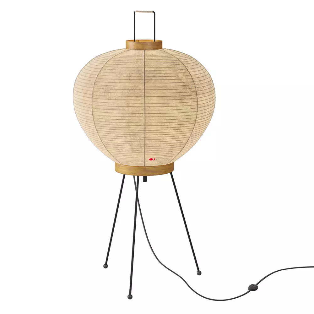 Vitra Akari 3A and 10A table and floor lamp 3D model_0