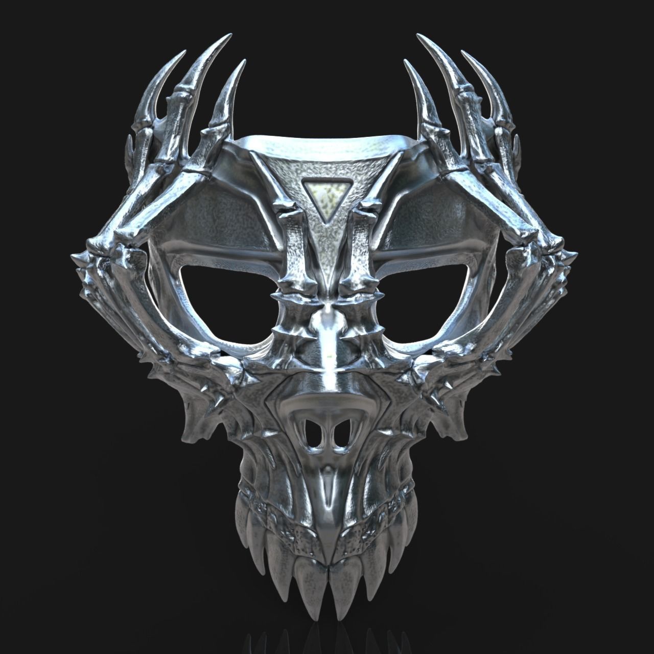 Skull mask 3D print model_5