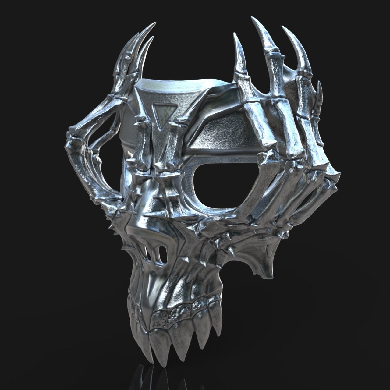 Skull mask 3D print model_6