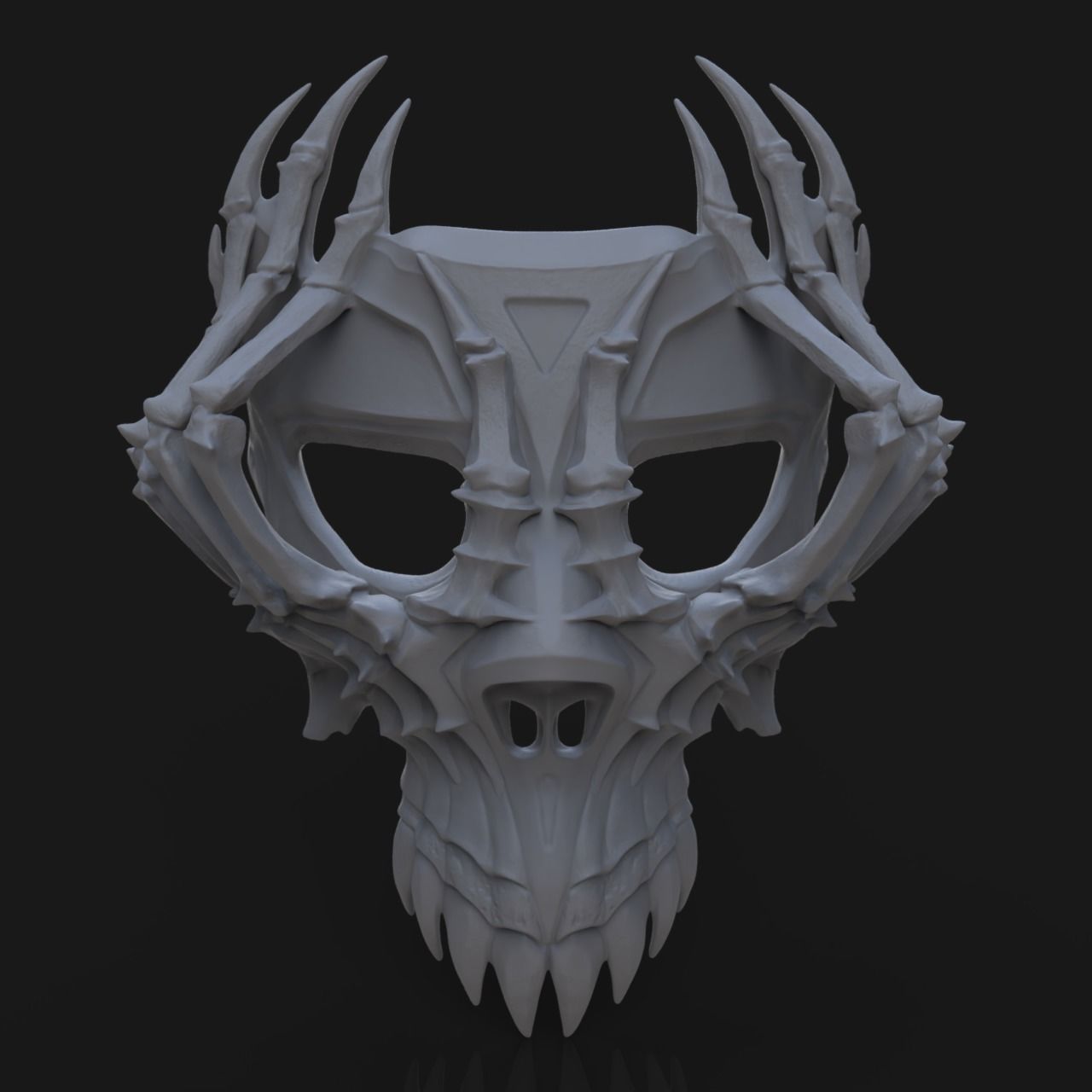 Skull mask 3D print model_2