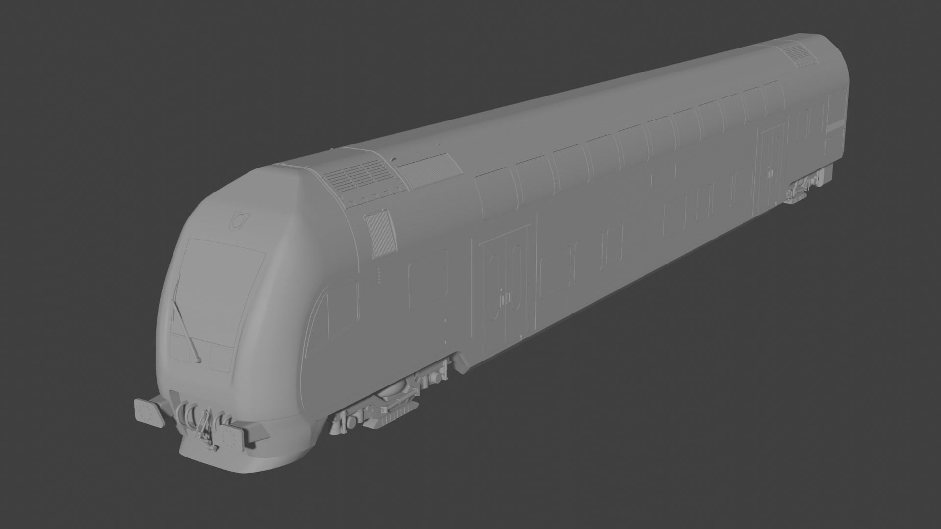 H0 1-87 scale Doppelstockwagen DABpbzfa 767 3D print model_1