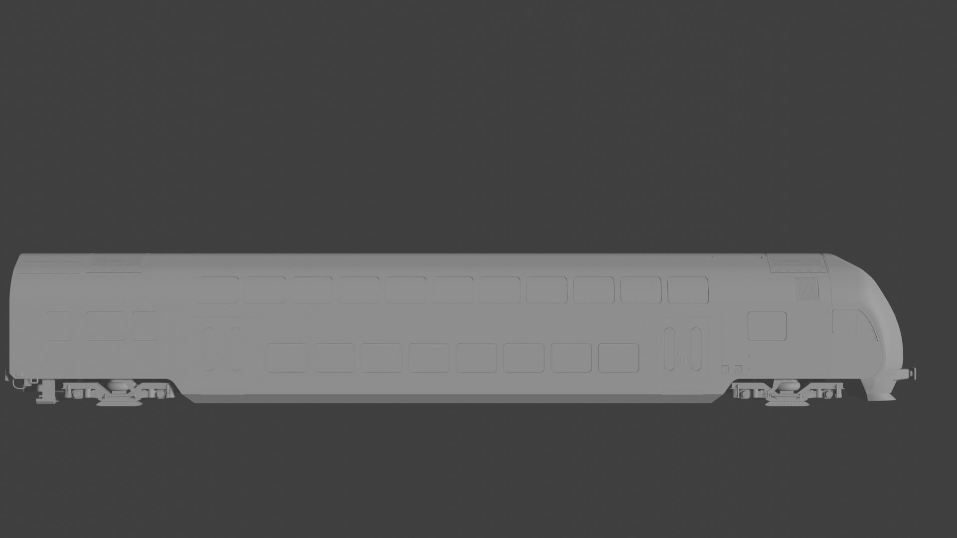 H0 1-87 scale Doppelstockwagen DABpbzfa 767 3D print model_5
