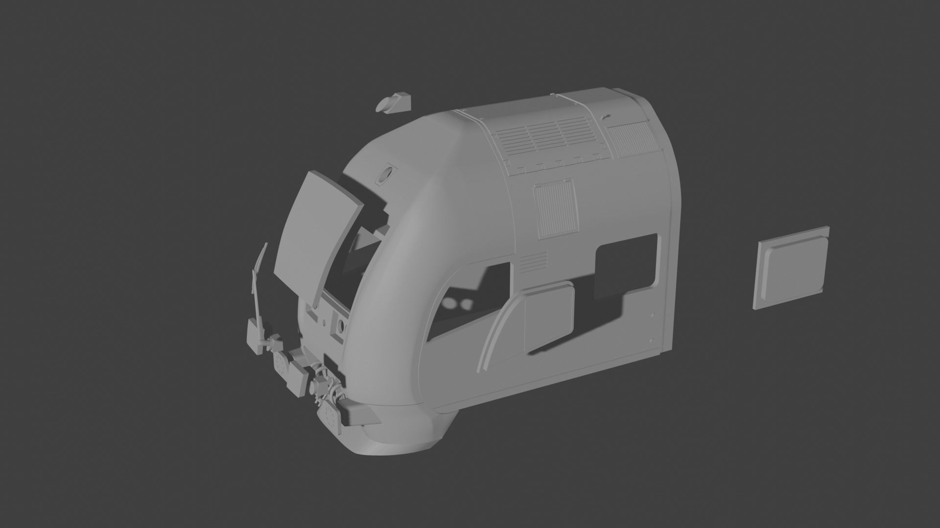 H0 1-87 scale Doppelstockwagen DABpbzfa 767 3D print model_14