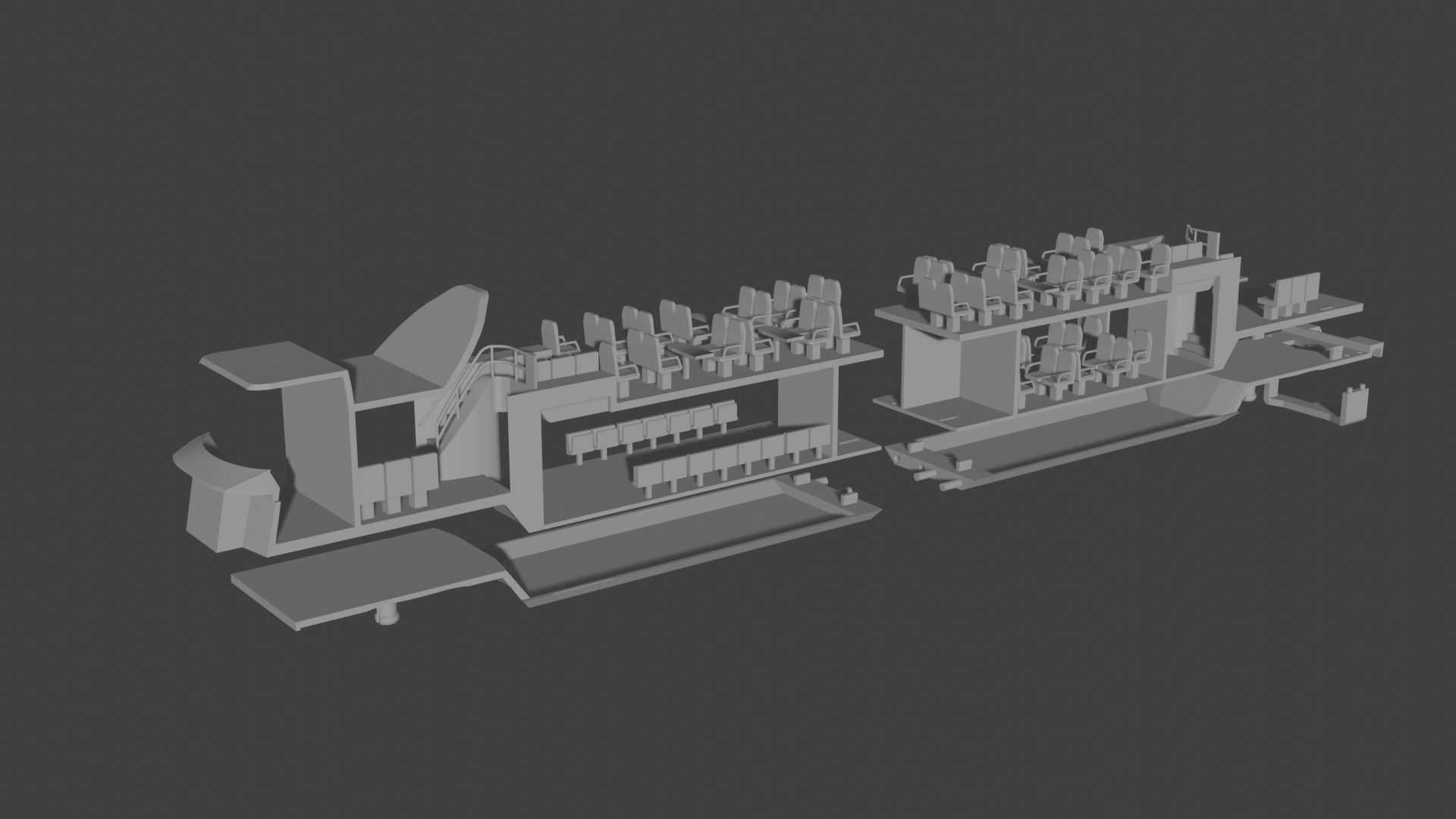 H0 1-87 scale Doppelstockwagen DABpbzfa 767 3D print model_13