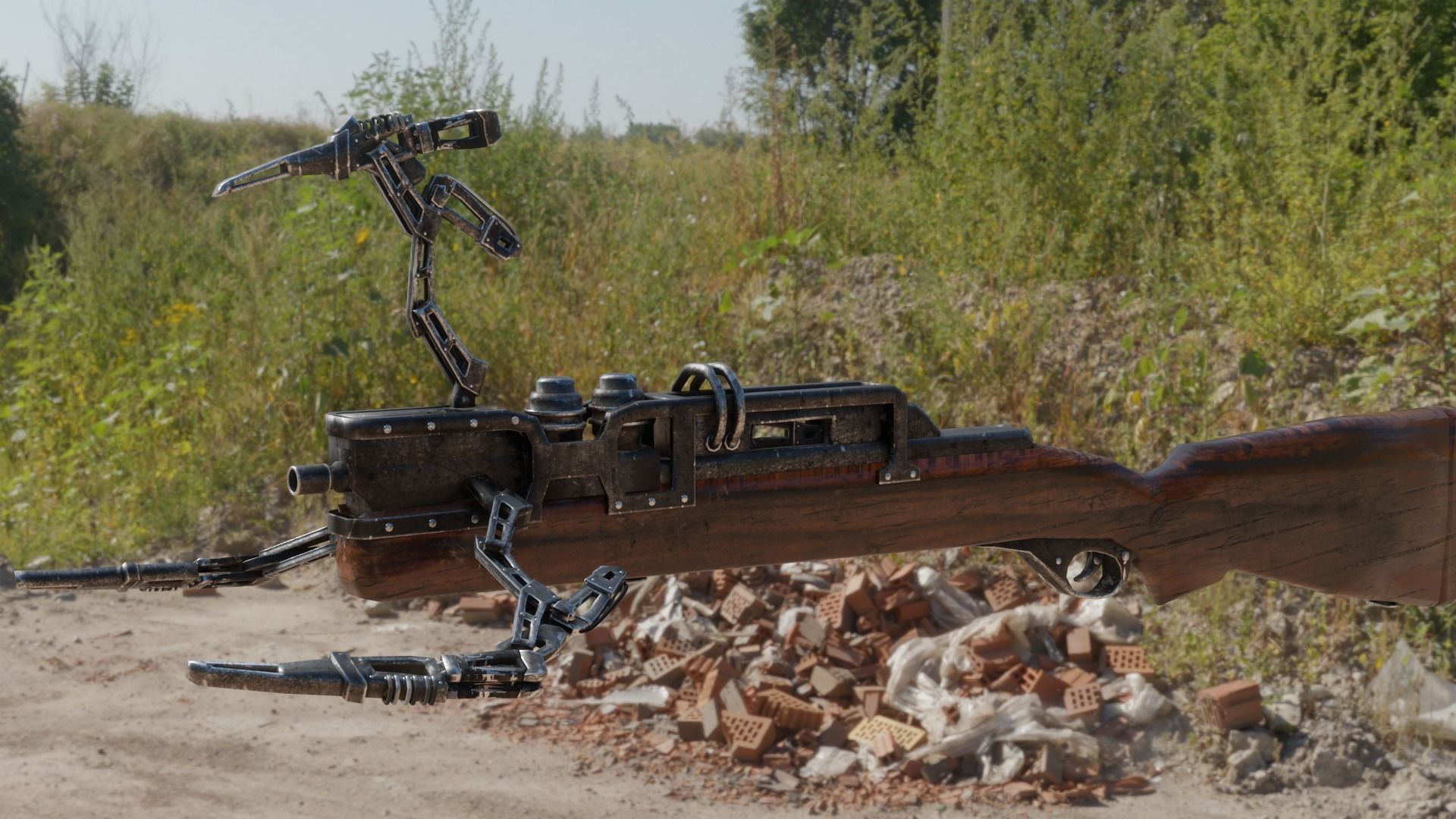 Future Rifle 3D model_3