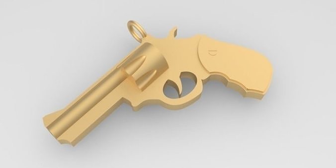 Revolver Pendant Cal 38 special 3D print model