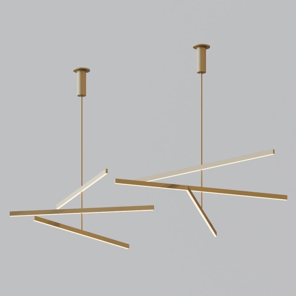 Vega LED Chandelier by Kuzco Lighting 3D model_1