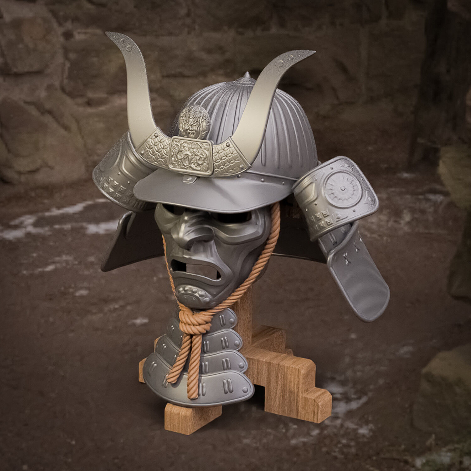 Samurai helmet - Kabuto   3D print model_3