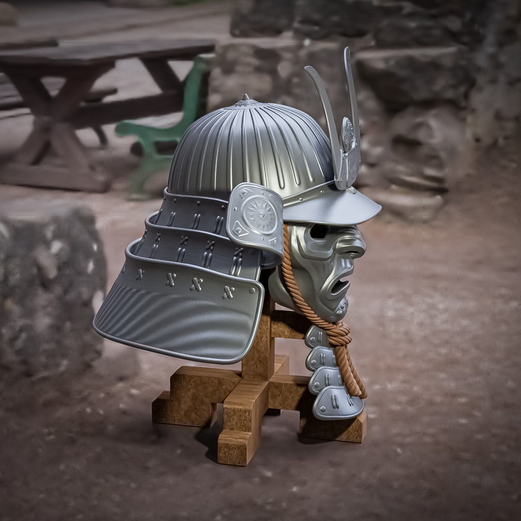 Samurai helmet - Kabuto   3D print model_2