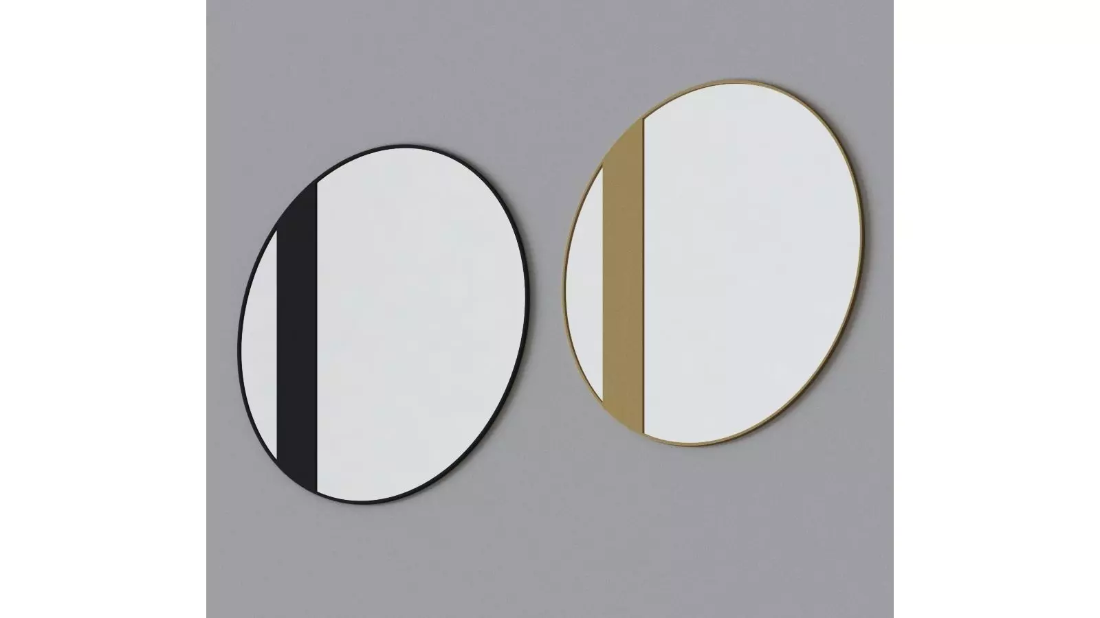 Cadet 30 Inch Round Accent Mirror by Varaluz 3D model_0