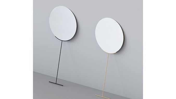 Rune Leaning Mirror by Blu Dot 3D model