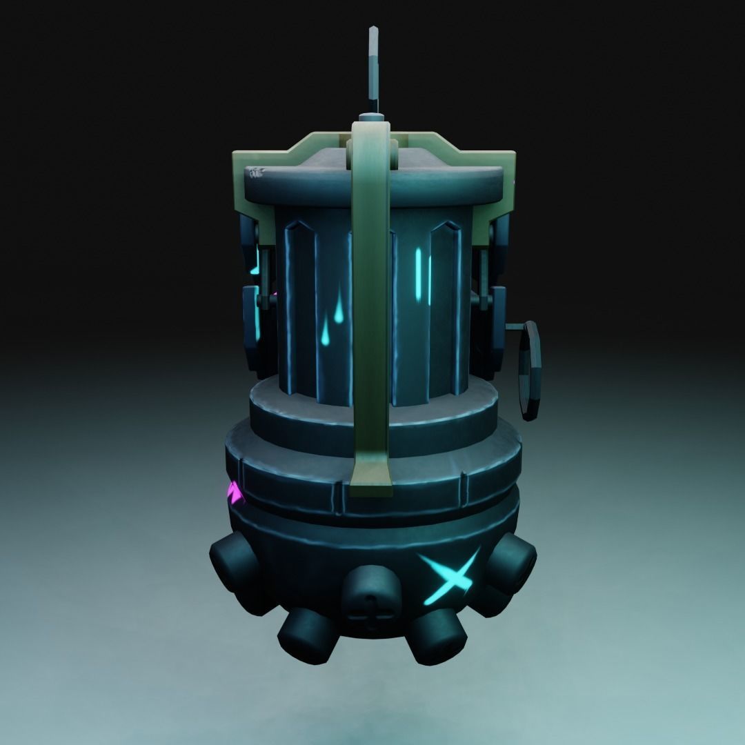 Jinx Grenade Low-poly 3D model_16