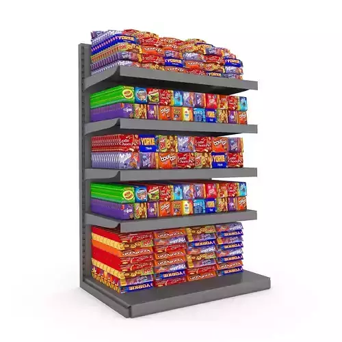 3D chocolate store 02 model