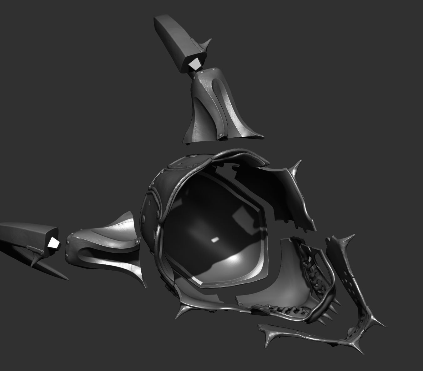 Fantasy Helmet I 3D print model_8