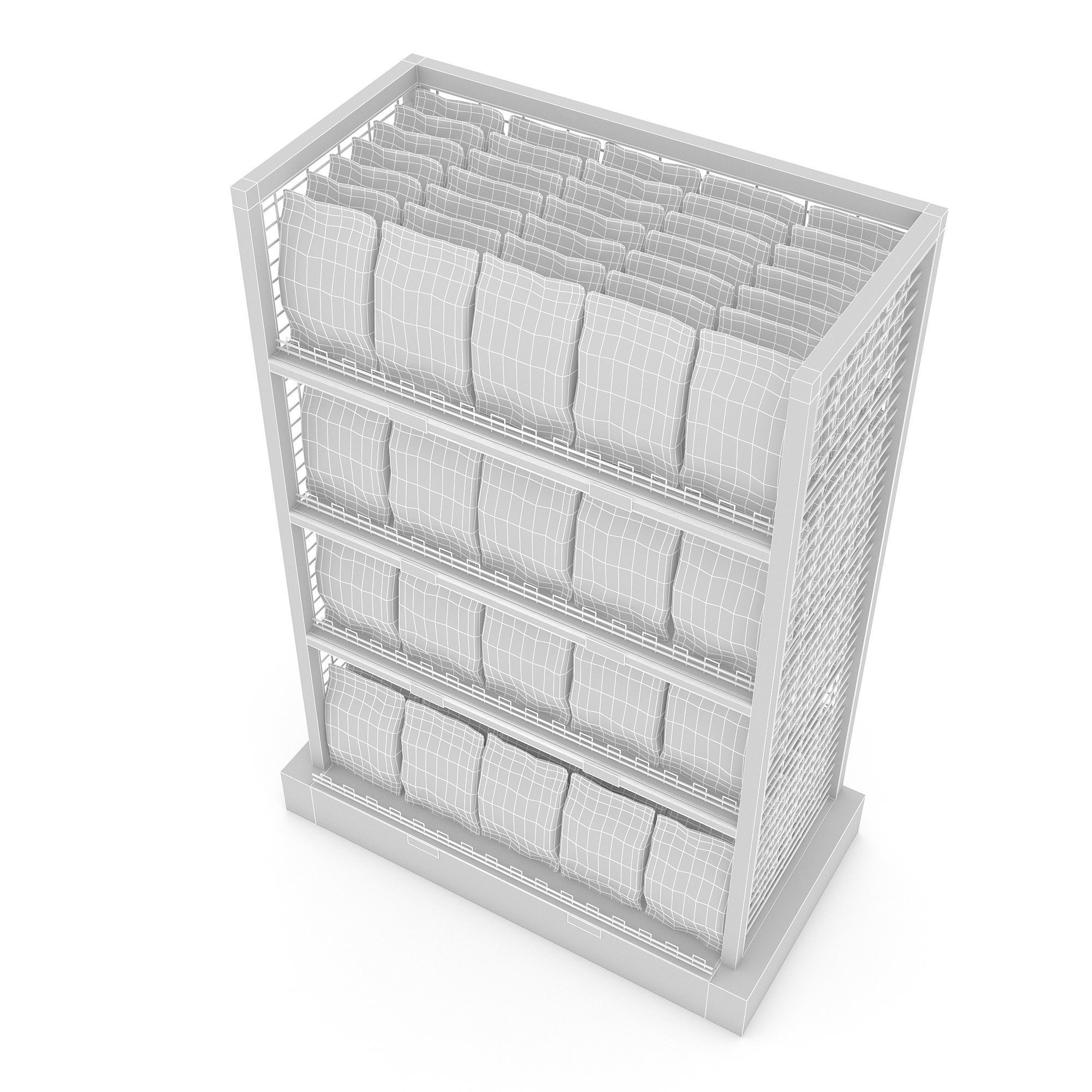 The cips store model Low-poly 3D model_7