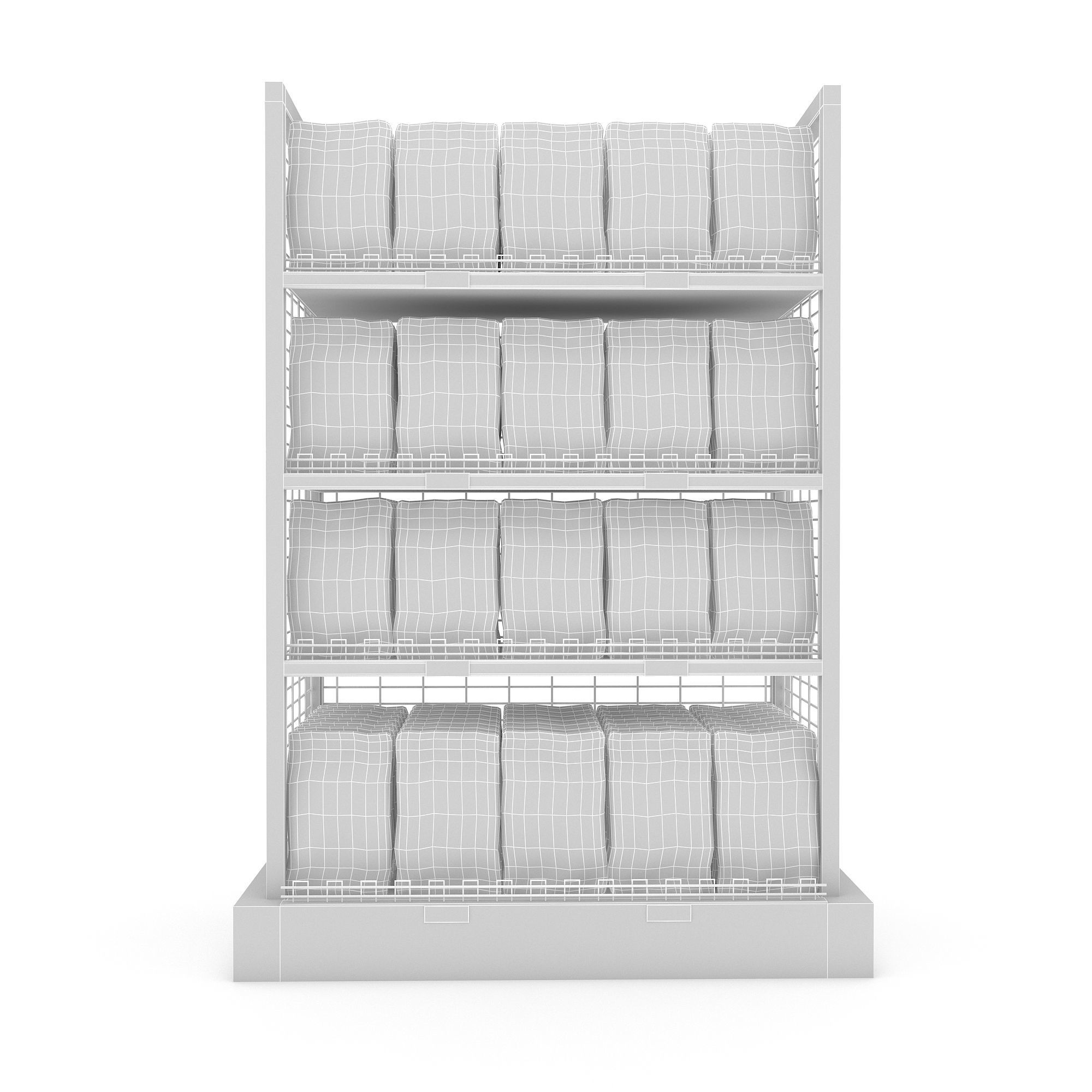 The cips store model Low-poly 3D model_6