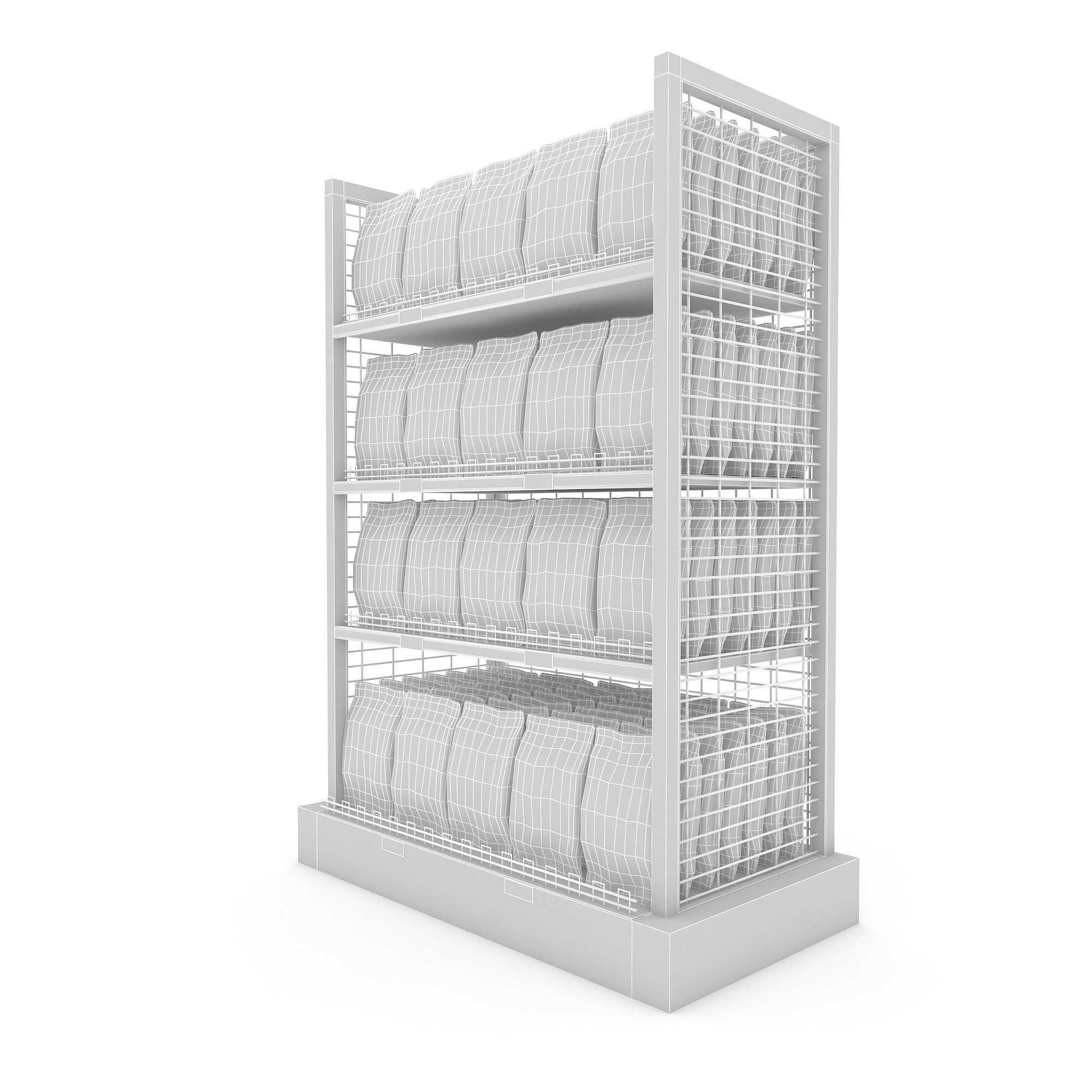 The cips store model Low-poly 3D model_5
