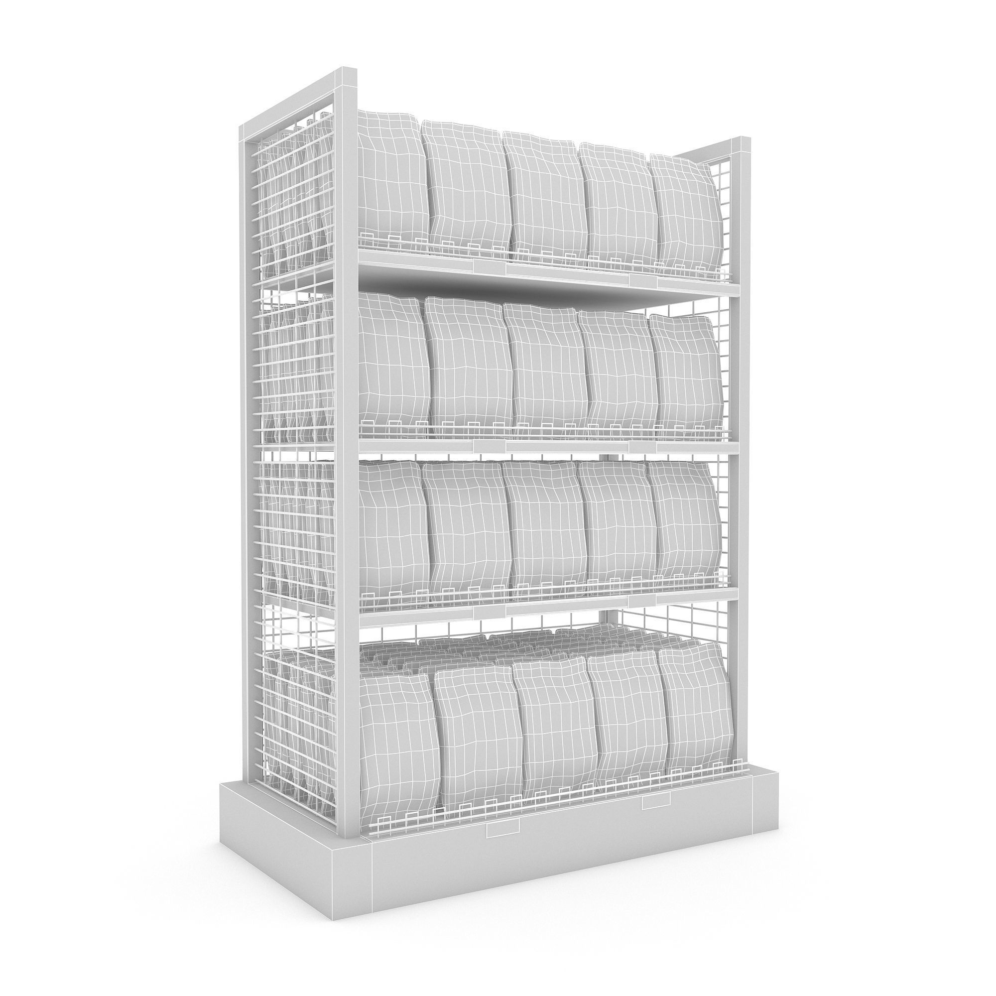 The cips store model Low-poly 3D model_4