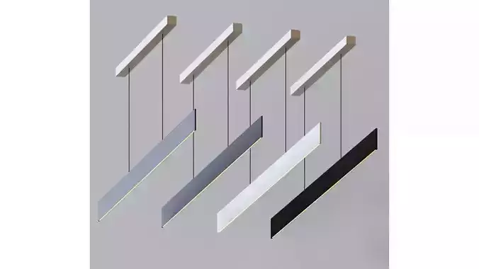 After 8 Linear Pendant Light by Molto Luce