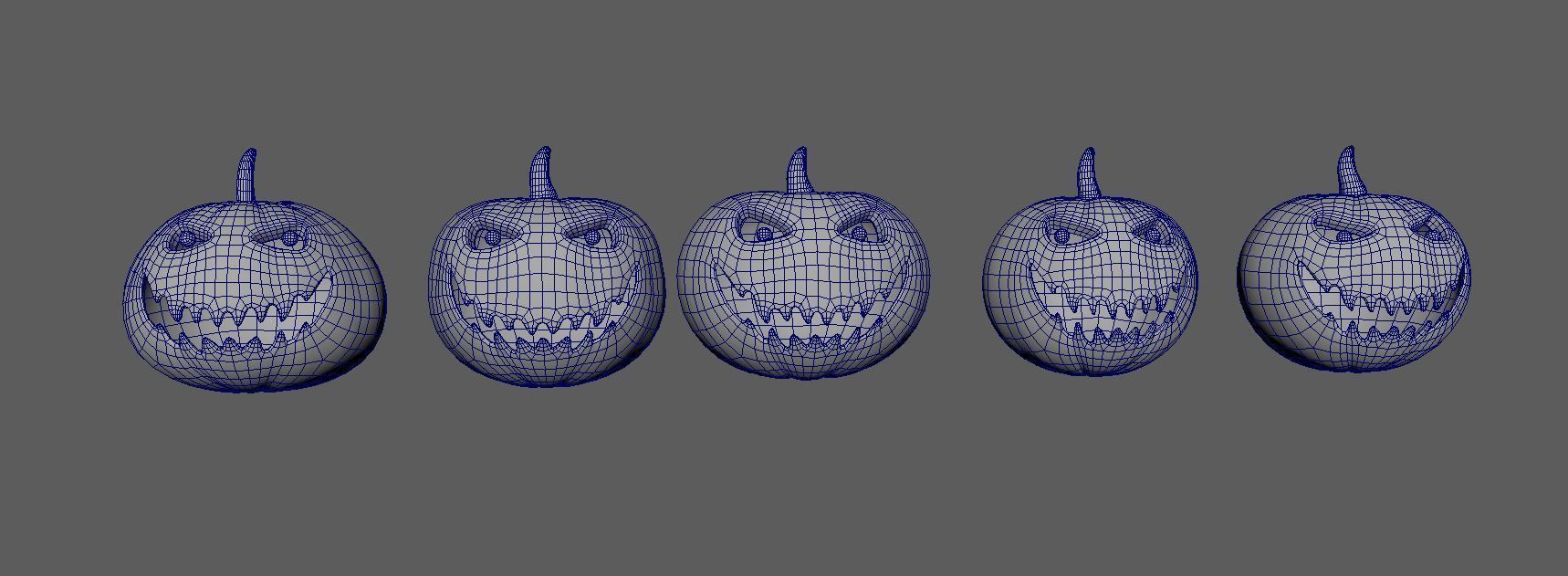 Pumpkin Halloween 3D model_20