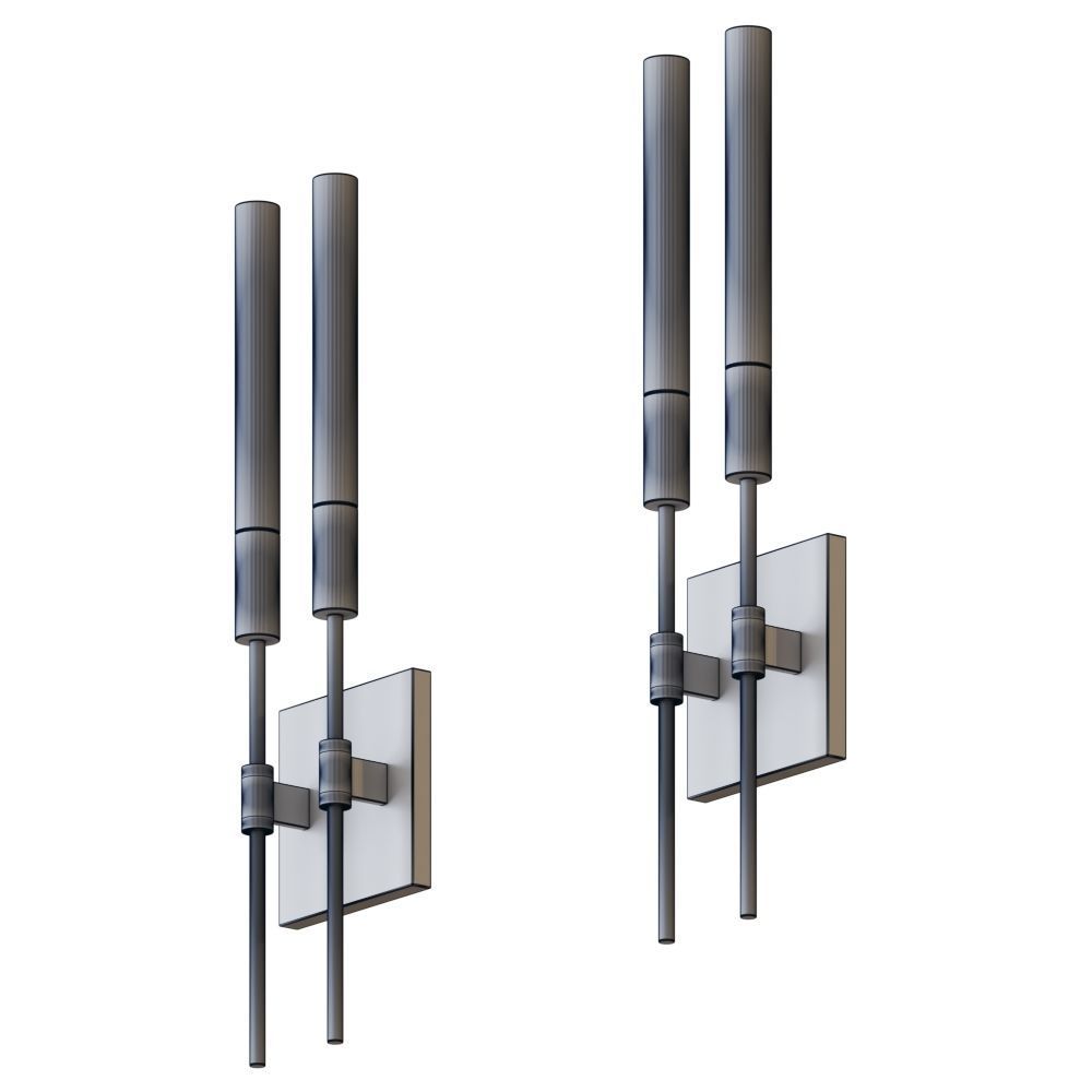 Wands 2-Arm Sconce by Robert Sonneman 3D model_2