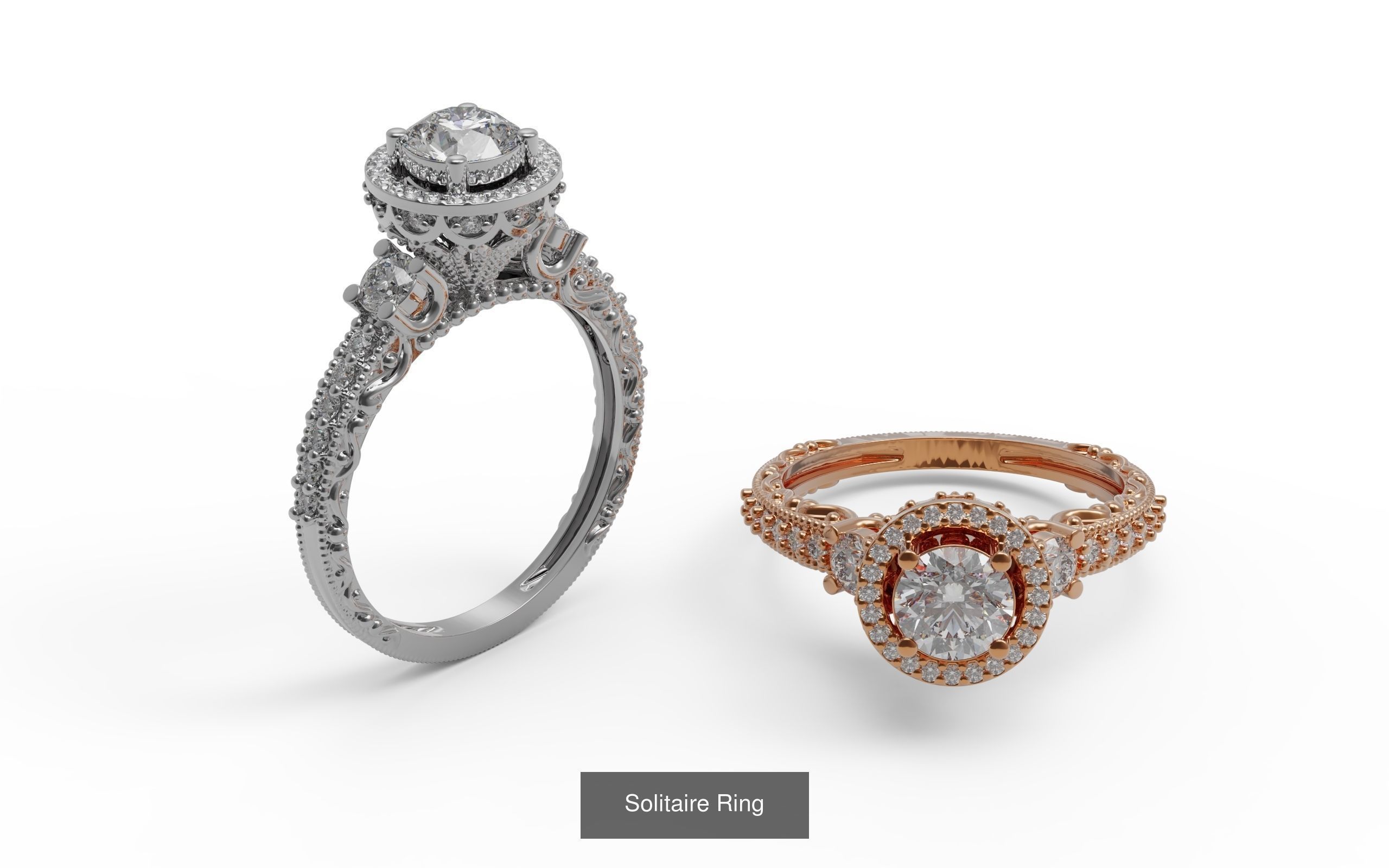 Collection solitaire ring _11