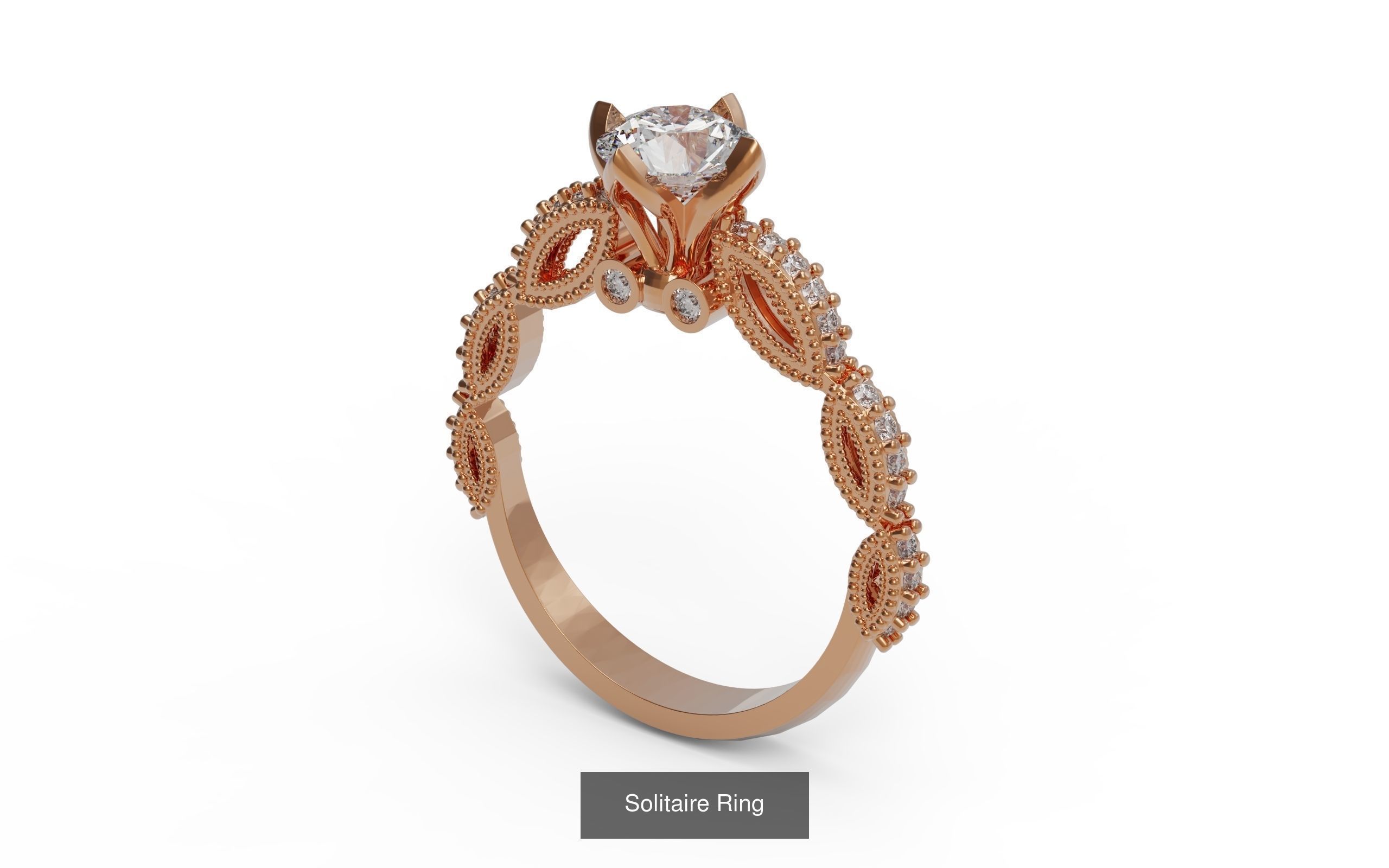 Collection solitaire ring _8
