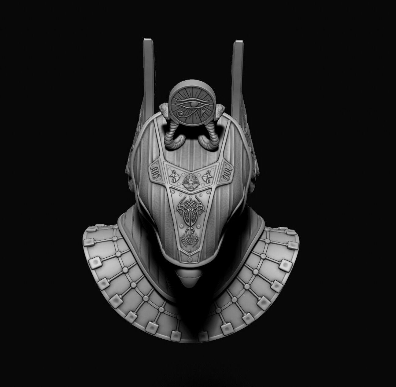 Horus Helmet 3D print model_8