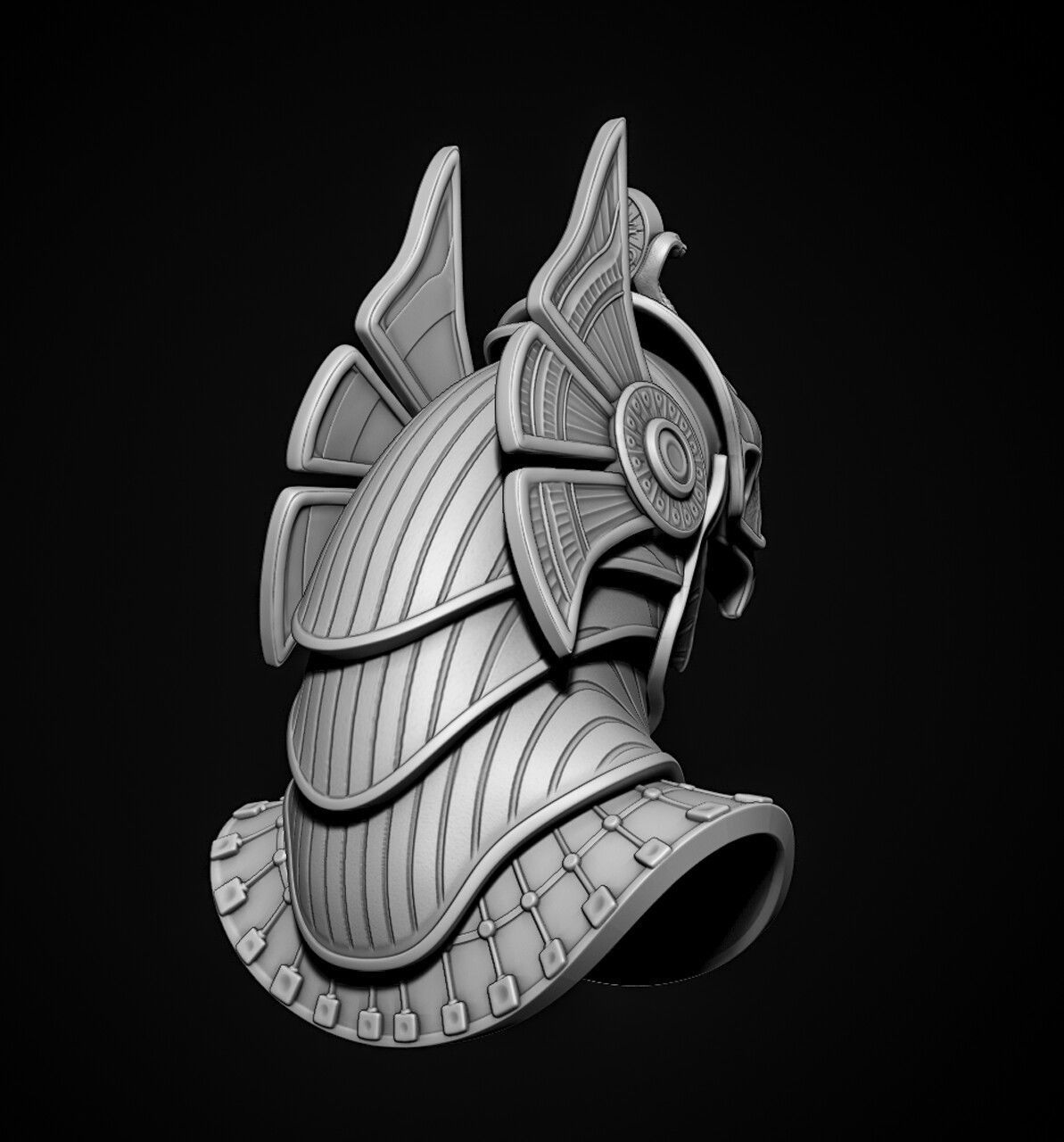Horus Helmet 3D print model_14