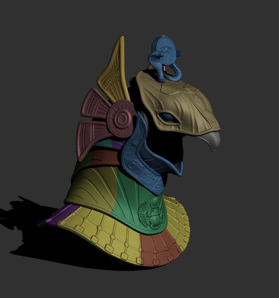 Horus Helmet 3D print model_17