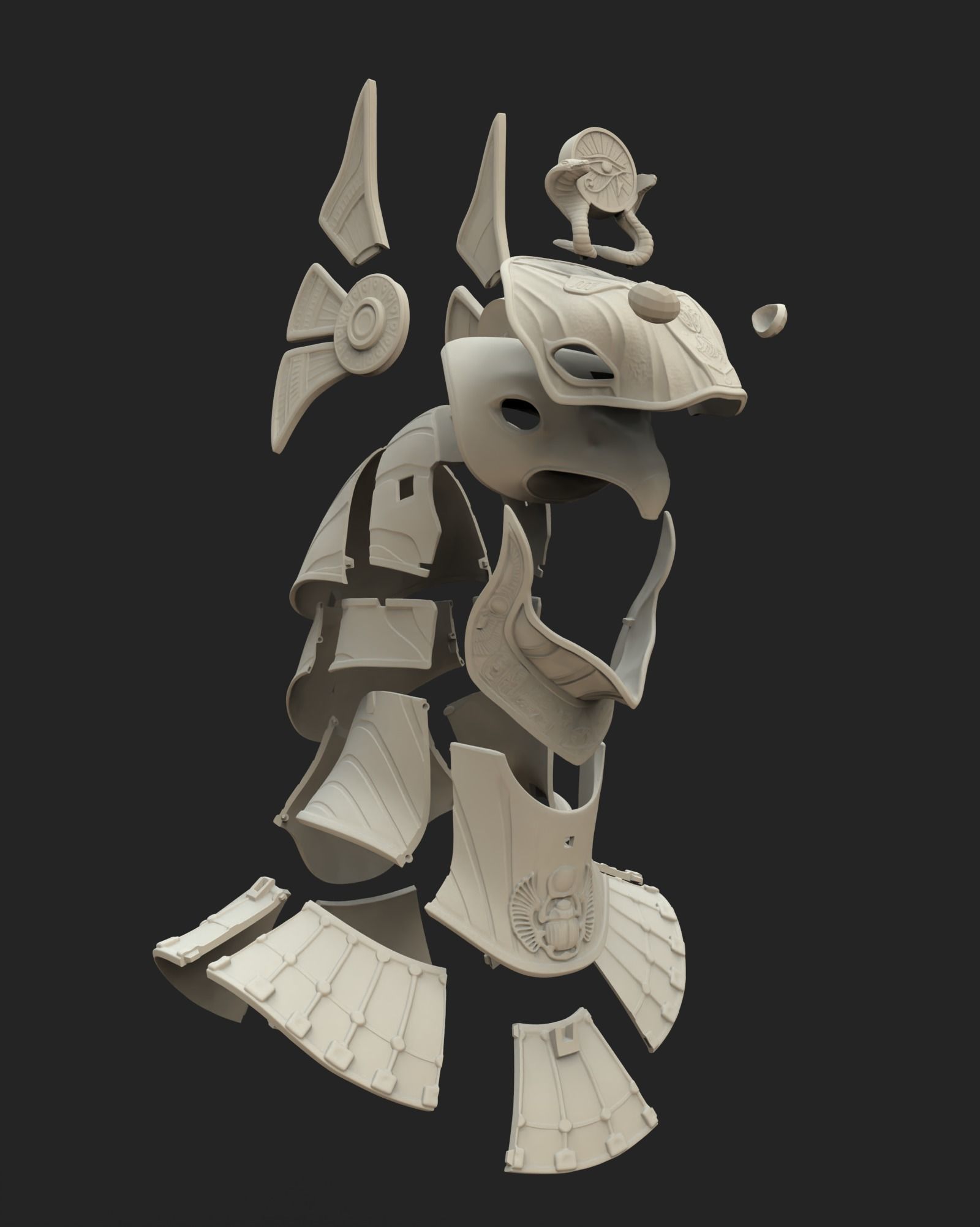 Horus Helmet 3D print model_19