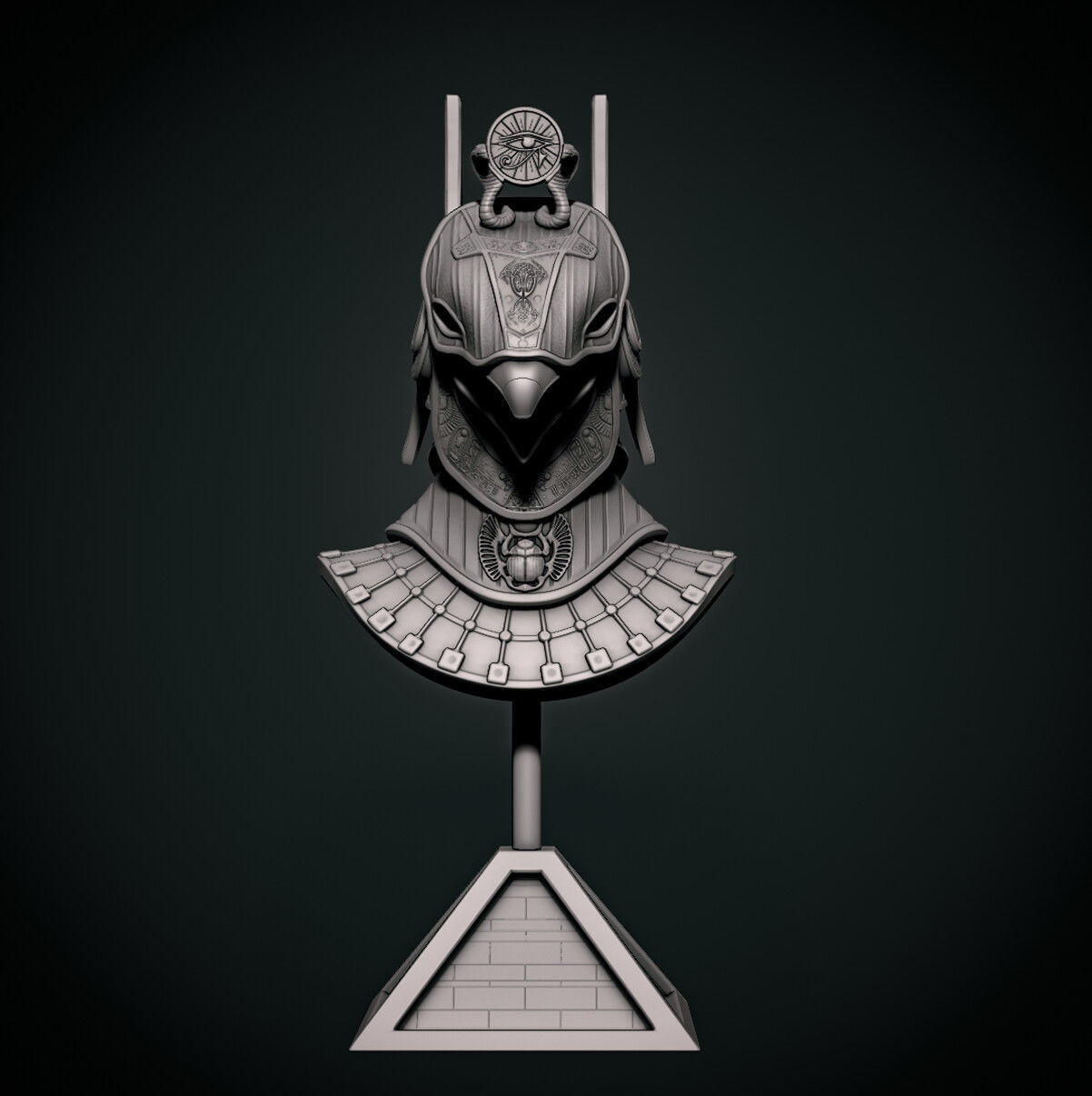 Horus Helmet 3D print model_15