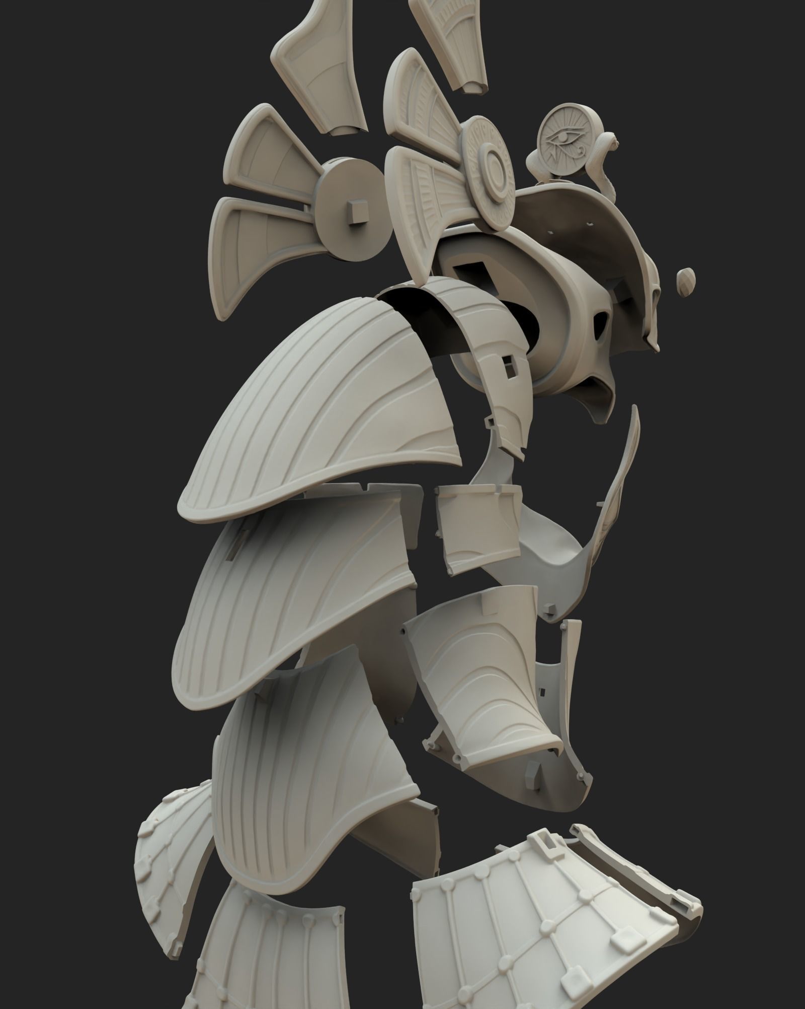 Horus Helmet 3D print model_20