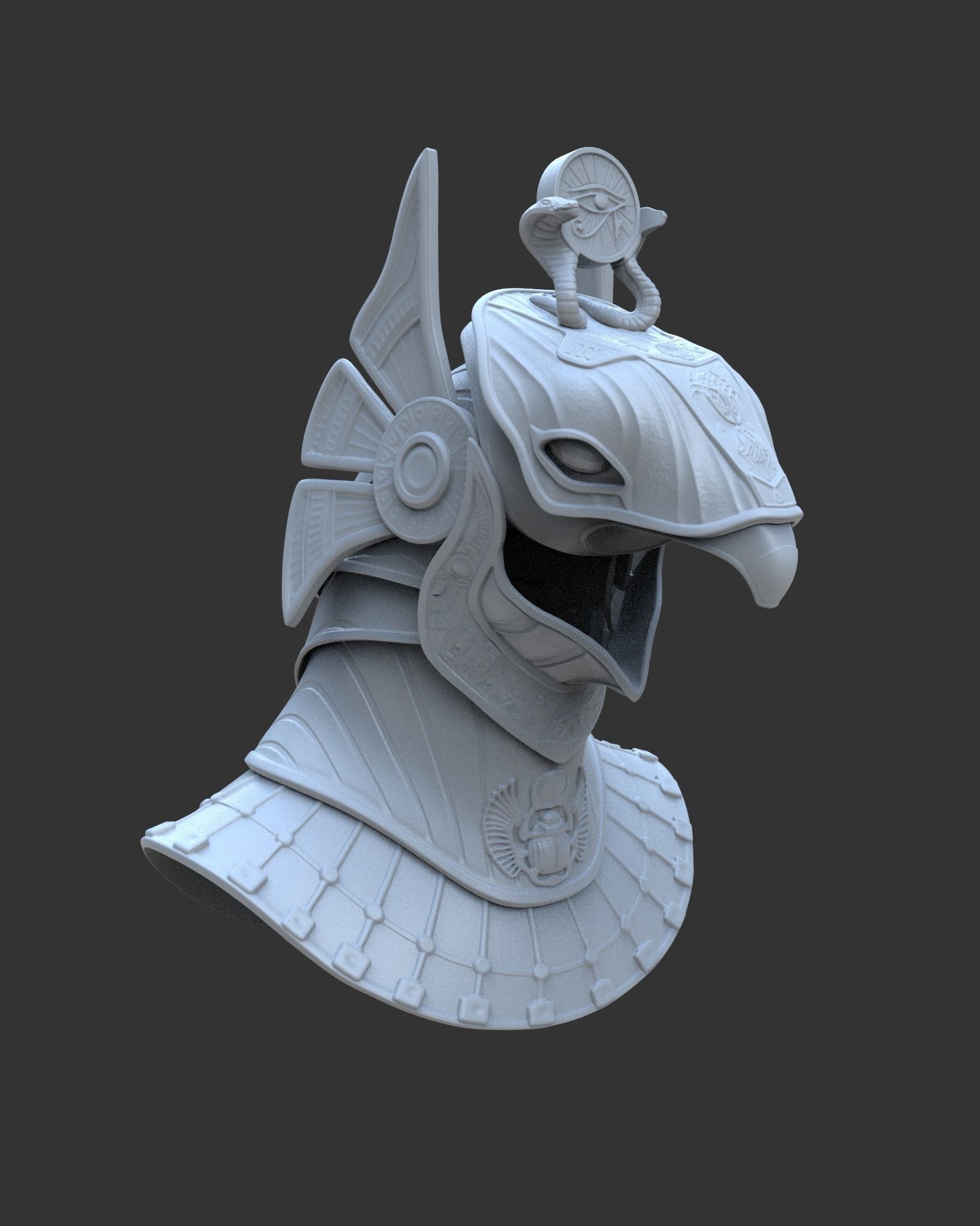 Horus Helmet 3D print model_22