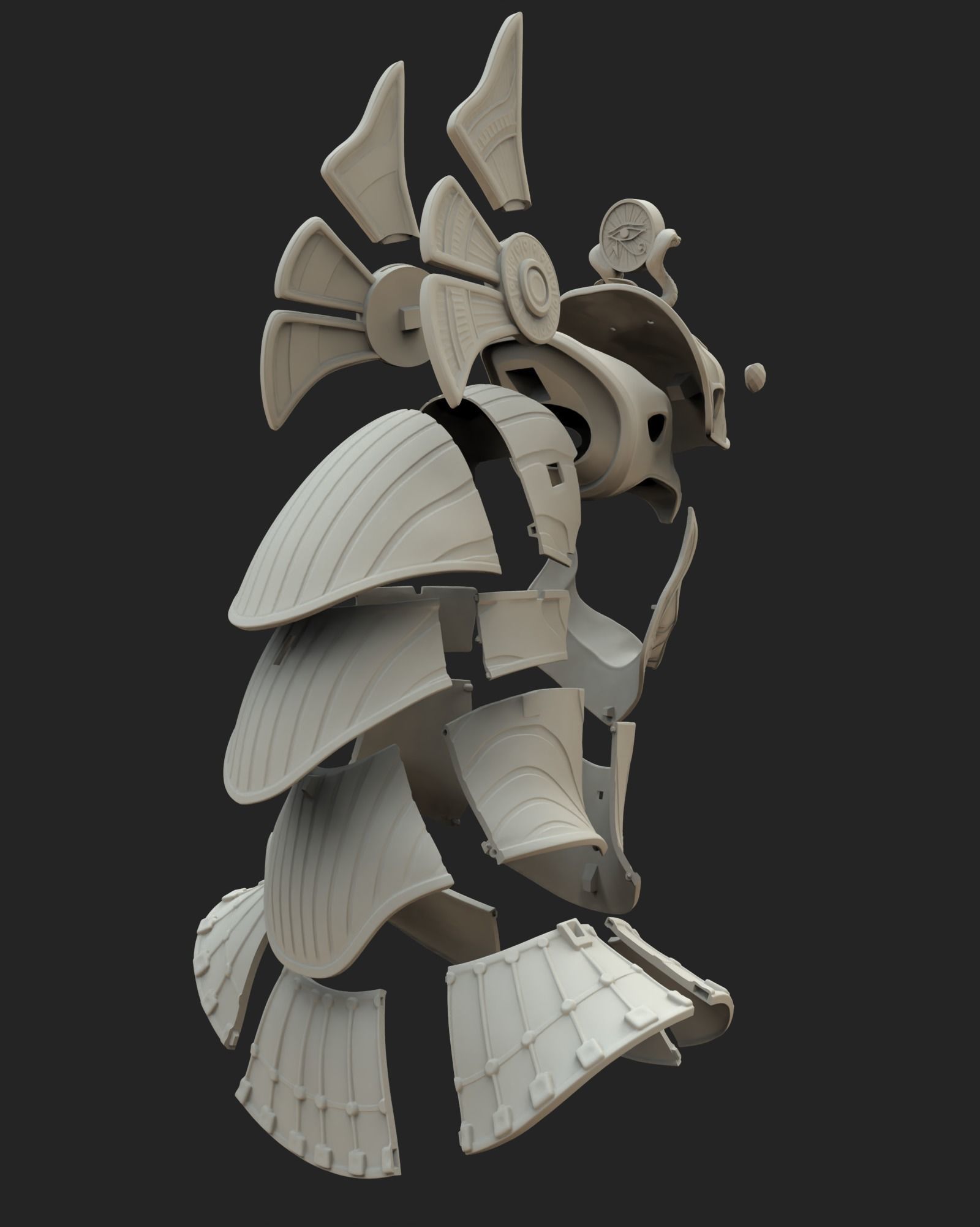 Horus Helmet 3D print model_21
