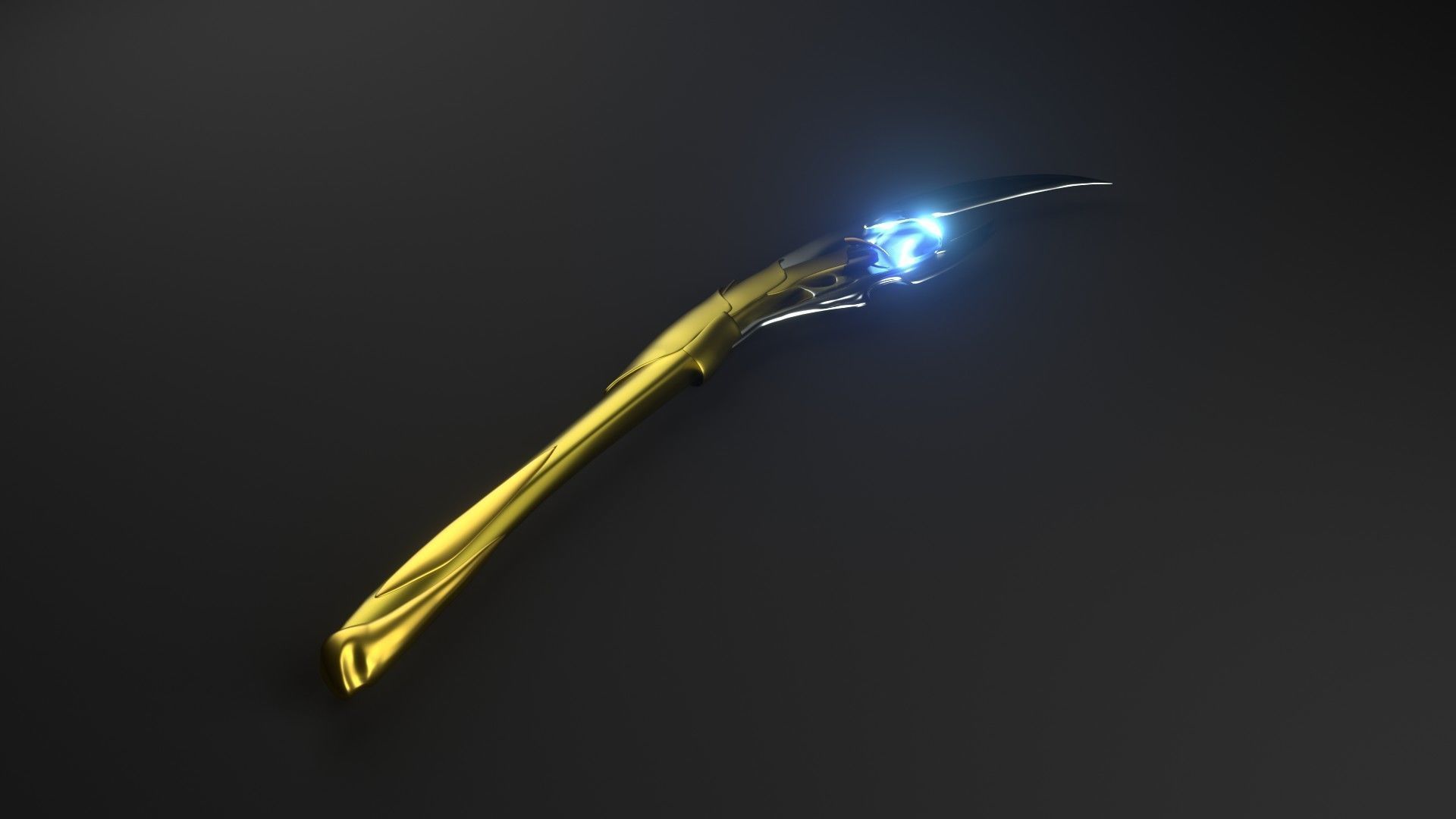 Loki Staff  Mythical Weapon of Avengers Scepter 3D model_3