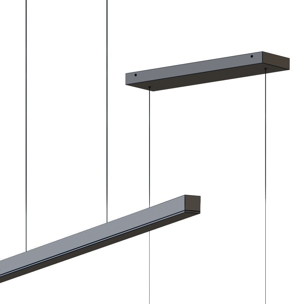 Vega LED Linear Suspension Light by Kuzco Lighting 3D model_4