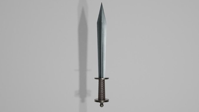 Gladius Sword Low-poly 3D model