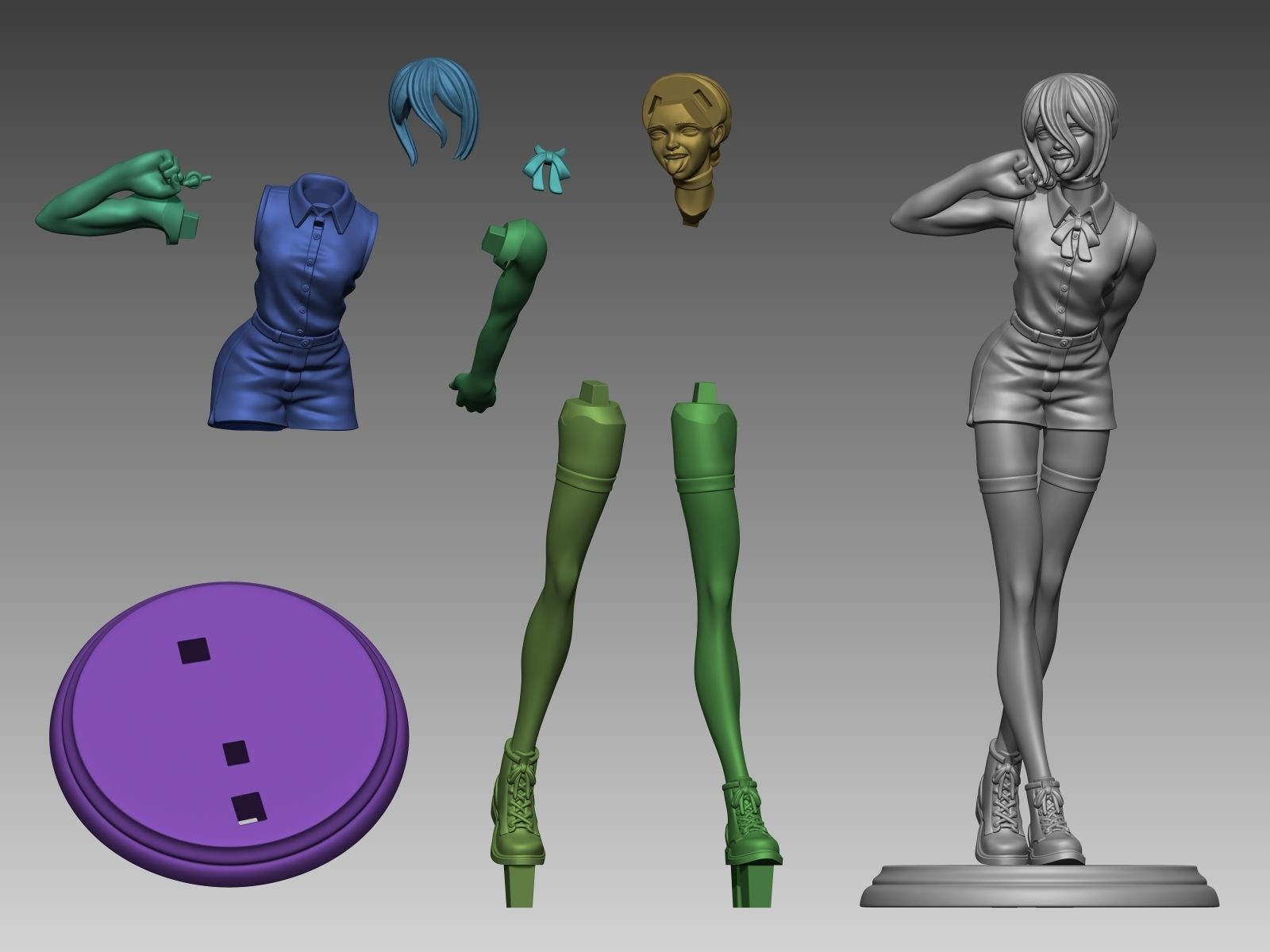 Reze 3D 3D print model_9
