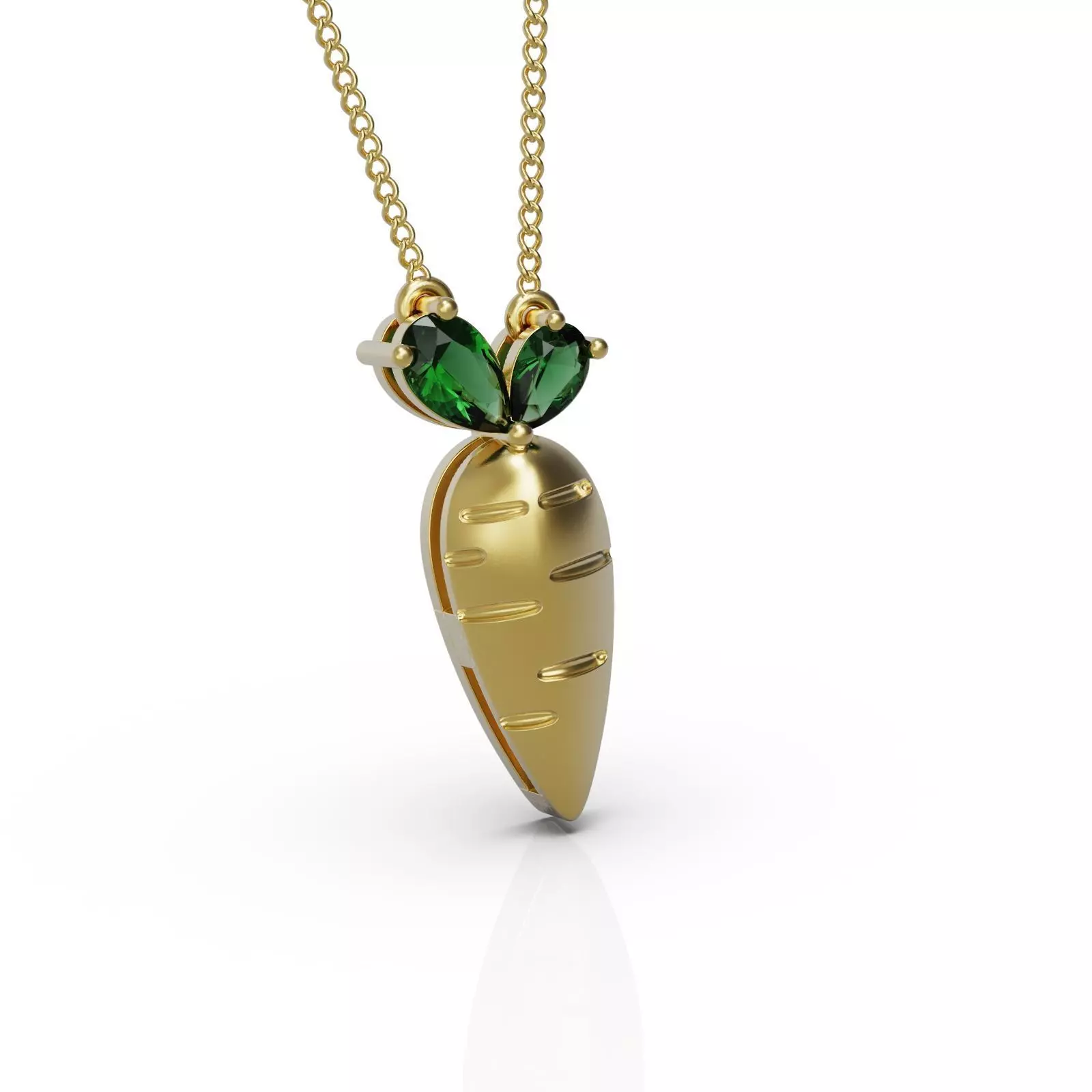 Carrot Necklace 3D print model