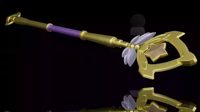 Star Guardian Janna Wand - League of Legends Cosplay 3D print model