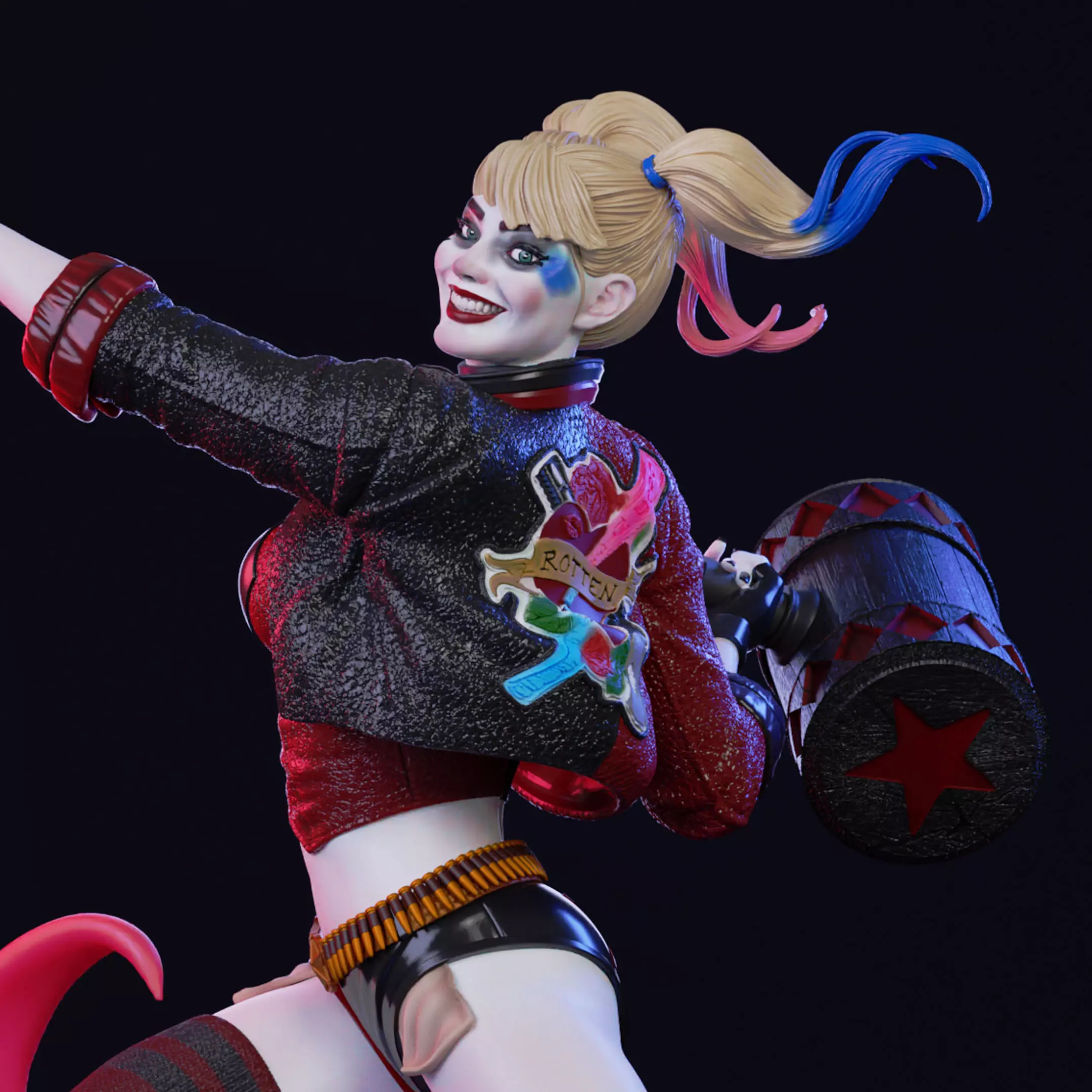 Harley Queen 3D print model_0