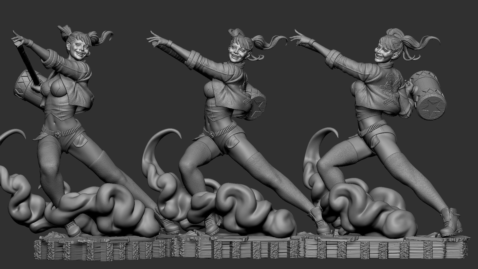 Harley Queen 3D print model_3